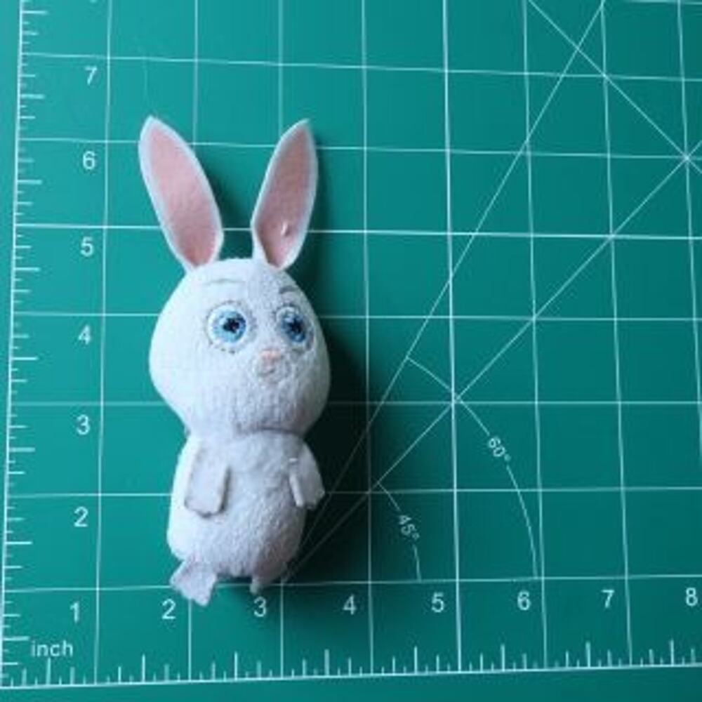 Pastel Bunny Plush Lot – Set of 4 Mini Rabbits for Easter Baskets - Picture 9 of 10